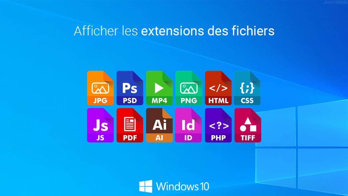 Windows 10 Comment Afficher Les Extensions De Fichiers