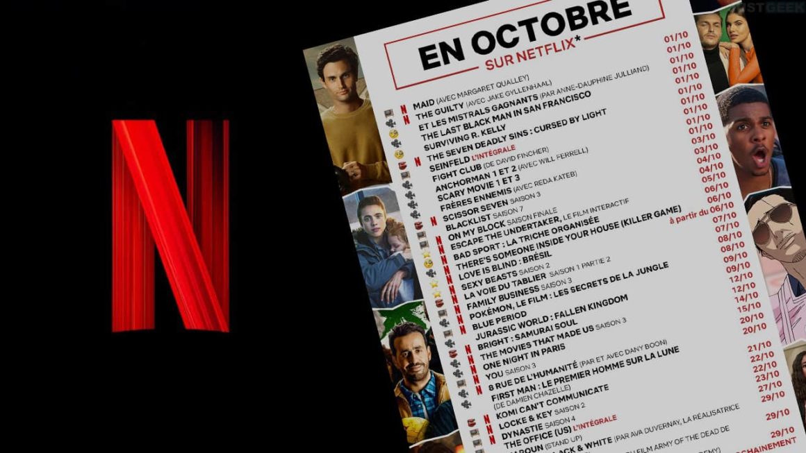 Netflix Octobre 2021 les nouveautés films et séries