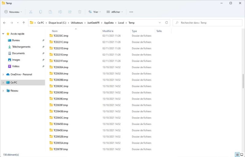 Windows D Placer Le Dossier Des Fichiers Temporaires Temp