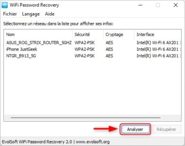 Récupérer tous les mots de passe WiFi enregistrés sur votre PC