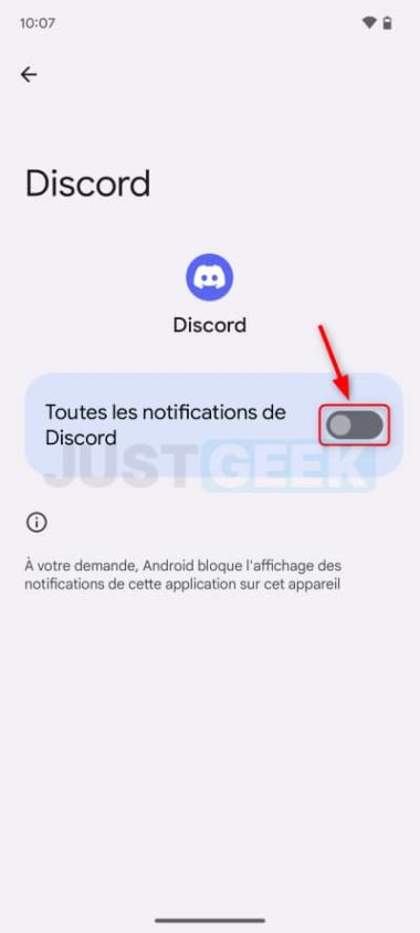 Désactiver les notifications dune application sur Android