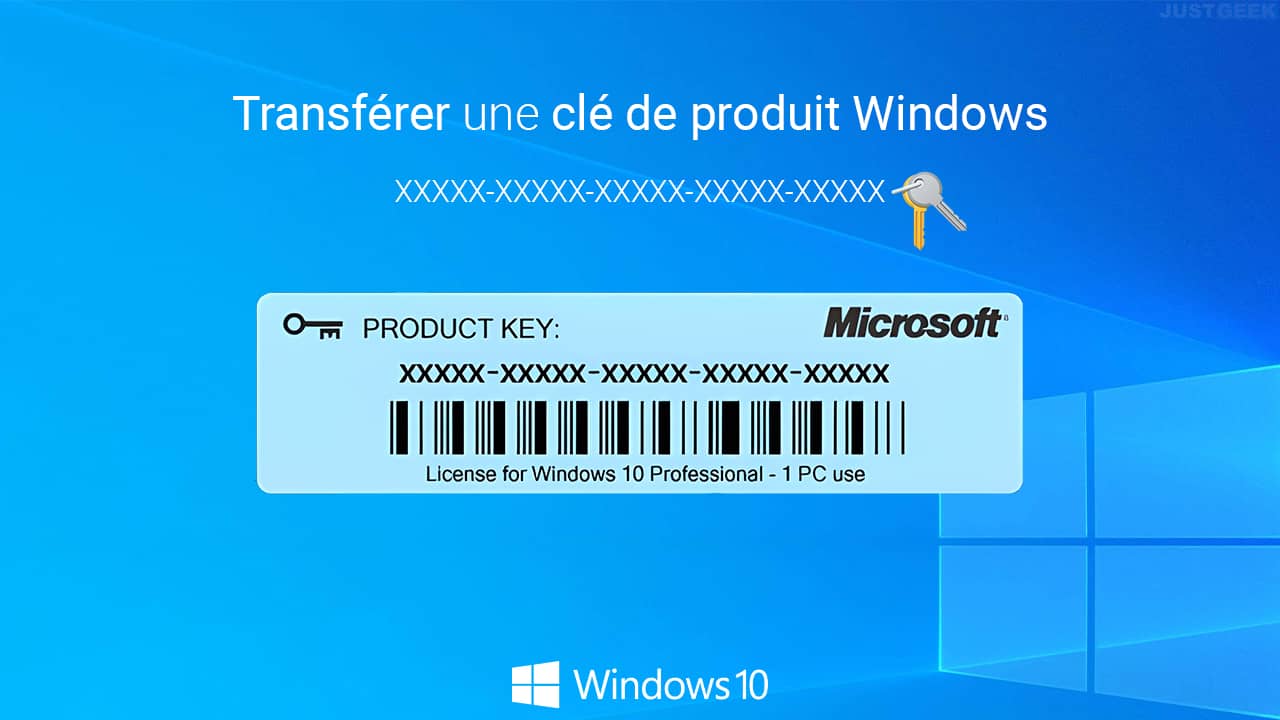 Clé de licence Windows : comment la transférer entre deux PC
