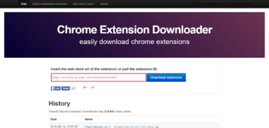 Chrome Extension Downloader