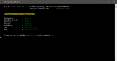 Blackbird améliore la confidentialité et la sécurité de Windows 10