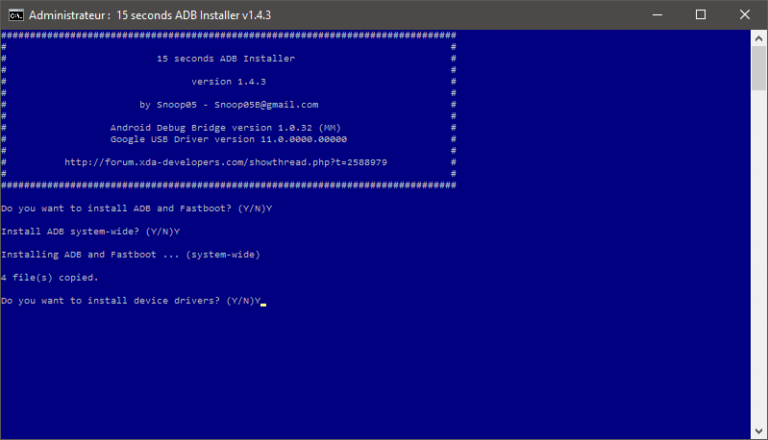 install adb and fastboot driver for windows