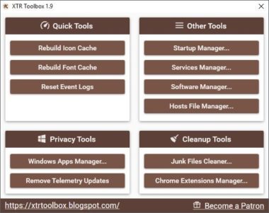 XTR Toolbox