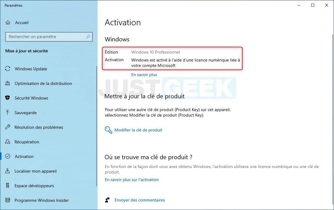 Activer Windows Avec Votre Cl De Produit