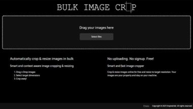 bulk image crop recadrer images par lots