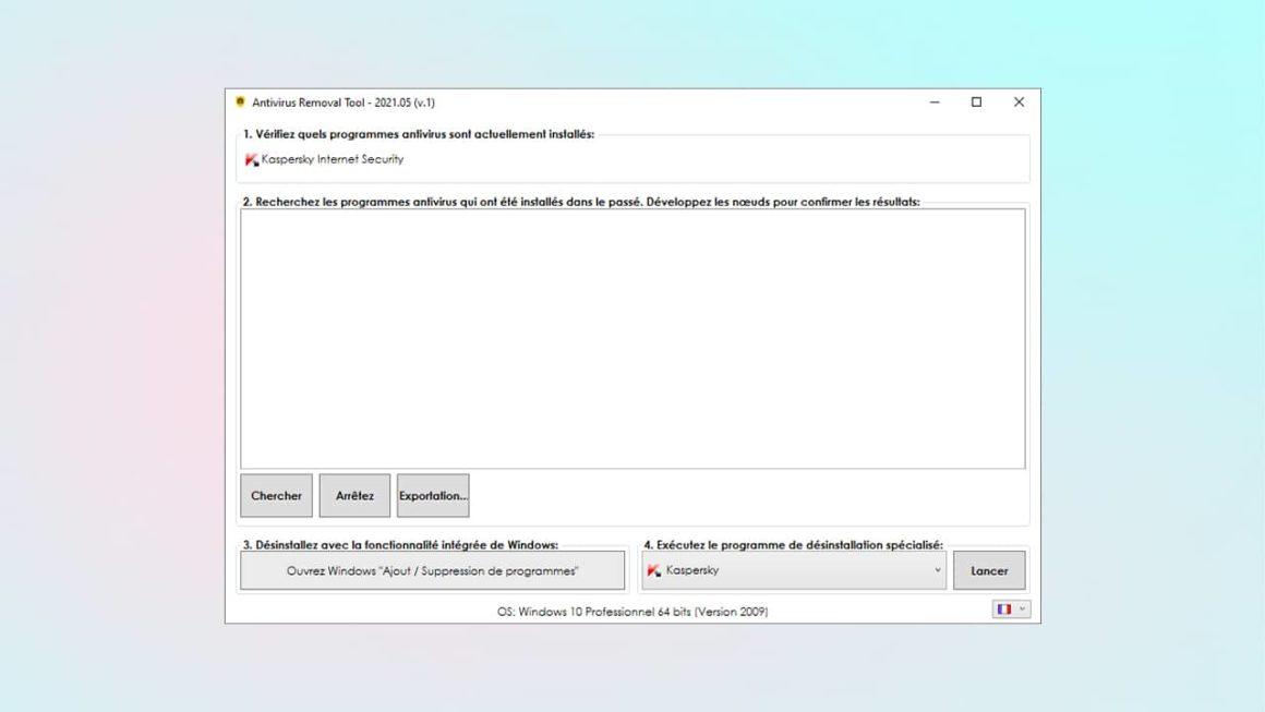 Antivirus Removal Tool 2023.06 (v.1) download the new version for windows