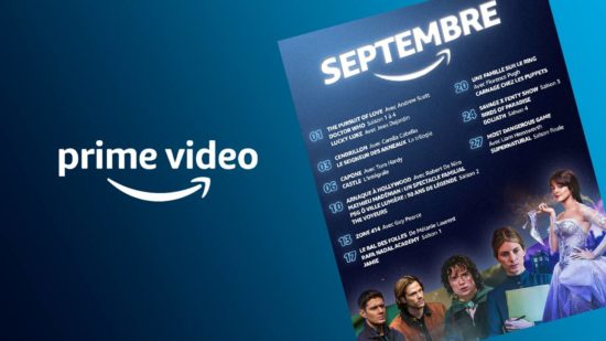 amazon prime video catalogue septembre 2021