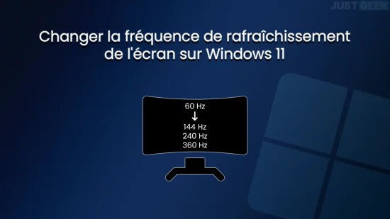 Changer la fréquence de rafraîchissement de l'écran sous Windows 11