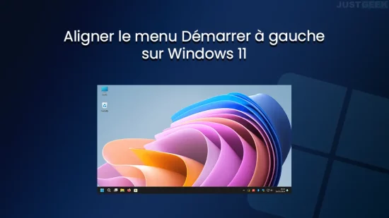 remettre menu demarrer a gauche windows 11