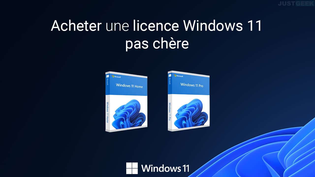Acheter licence Microsoft Windows 11 Professionnel pas cher à télécharger