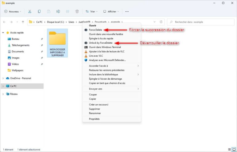 Comment Supprimer Un Fichier Ou Dossier Qui Ne Veut Pas Seffacer