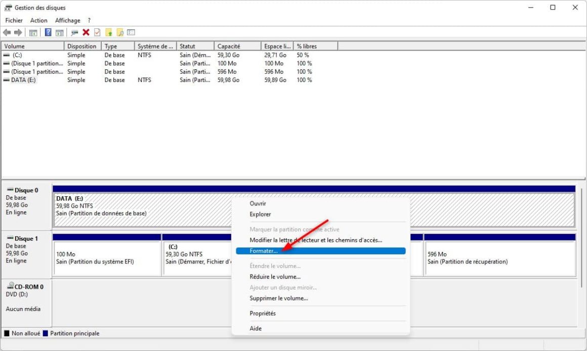 Windows 11 Comment Formater Un Disque Dur Ssd Clé Usb 2305