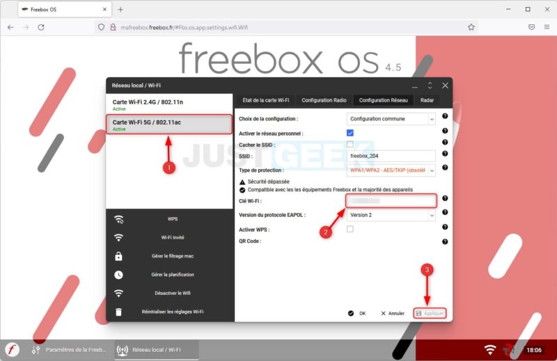 Comment Changer Le Mot De Passe WiFi D’une Freebox