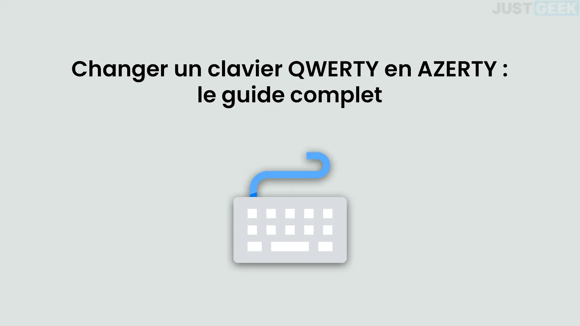 Changer un clavier QWERTY en AZERTY