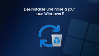 desinstaller mise a jour windows 11