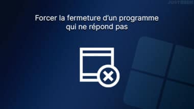 Forcer la fermeture d'un programme sur Windows 11