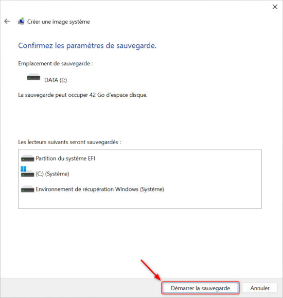 comment supprimer sauvegarde windows 11