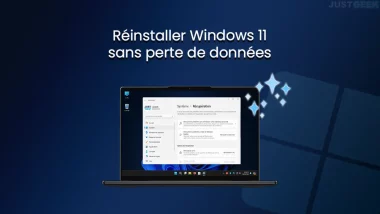 Réinstaller Windows 11 sans perte de données