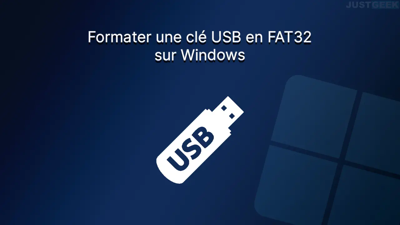 Formater une clé USB de plus de 32 Go en FAT32 sur Windows