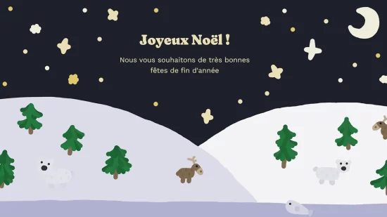 Carte de voeux Noel Christmas Cards