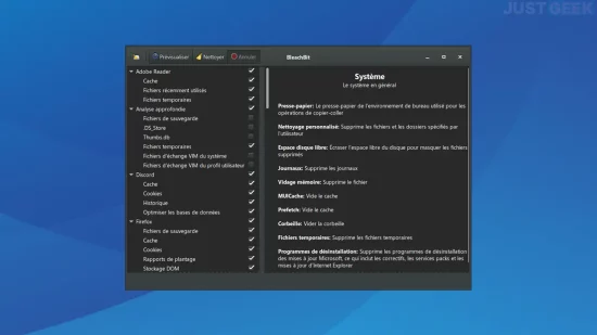 BleachBit, le meilleur logiciel de nettoyage PC pour Windows et Linux