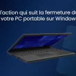 choisir action fermeture capot pc portable windows 11