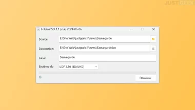 Folder2ISO : logiciel de création d'images ISO