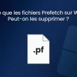 Fichiers Prefetch Windows