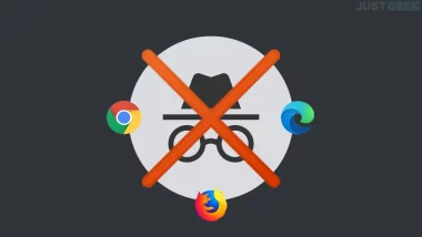 Supprimer la navigation privée dans Chrome, Firefox et Edge
