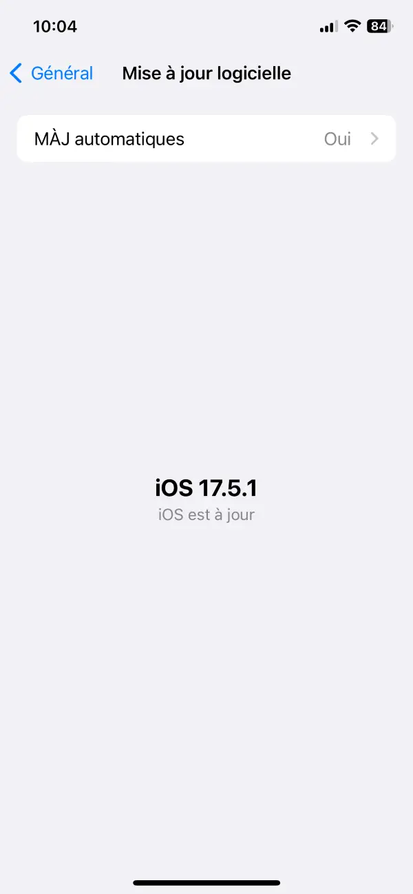 Mettre à jour son iPhone