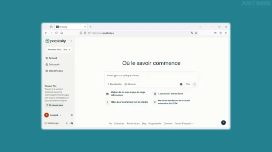 Perplexity moteur de recherche IA