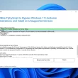 Installer Windows 11 (24H2) sur un PC non compatible avec Flyby11