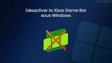 Désactiver la Game Bar sous Windows