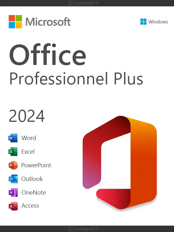 office 2024 professionnel plus packaging