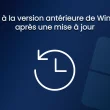 Retour en arrière Windows 11