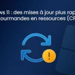 Améliorations des mises à jour Windows 11 : plus rapide et moins gourmande en ressources (CPU et RAM)