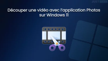 Découper une vidéo sur Windows 11 avec l'application Photos