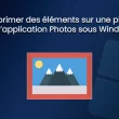 Suppression d'éléments indésirables sur une photo avec l'application Photos de Windows 11