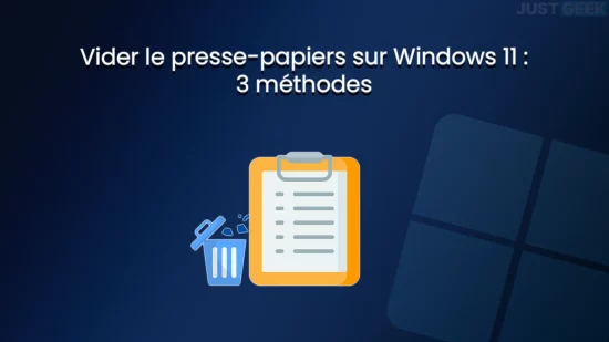 Vider le presse-papiers sur Windows 11