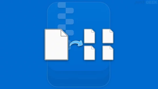 Diviser un fichier volumineux en plusieurs morceaux avec NanaZip