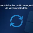 Illustration montrant comment éviter les redémarrages forcés de Windows Update sur un PC Windows