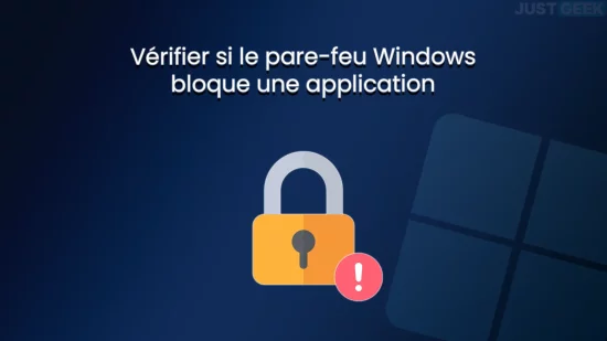 verifier pare feu windows bloque application