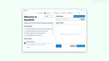 NeatShift : Déplacez vos fichiers avec des liens symboliques