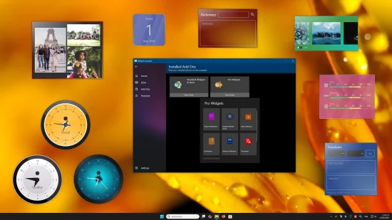 Ajouter des widgets sur votre bureau Windows avec Widget Launcher