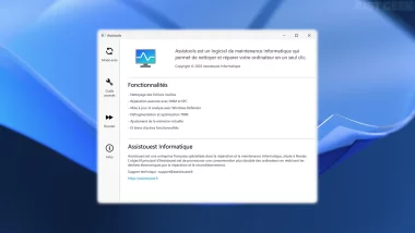 Assistools, un logiciel de maintenance informatique pour PC Windows