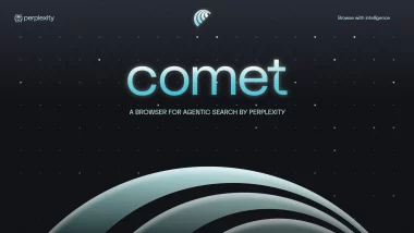 Logo de Comet, le navigateur IA annoncé par Perplexity