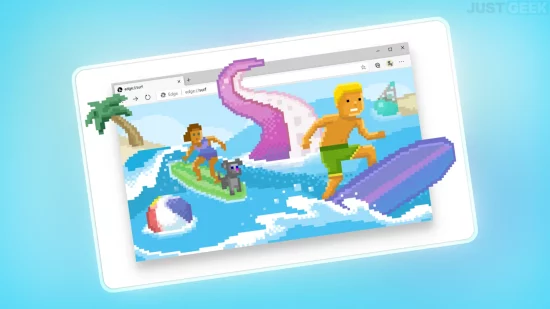 Microsoft Edge : comment jouer au jeu de surf caché et découvrir ses nouveautés